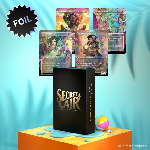Magic: the Gathering - Secret Lair Mother's Day 2021 Foil Edition - for just $28! 