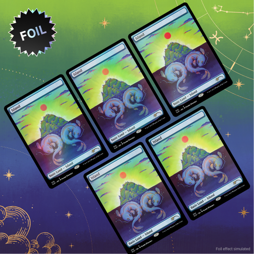 Magic: the Gathering - Secret Lair The Astrology Lands - Pisces Foil Edition - for just $35! 