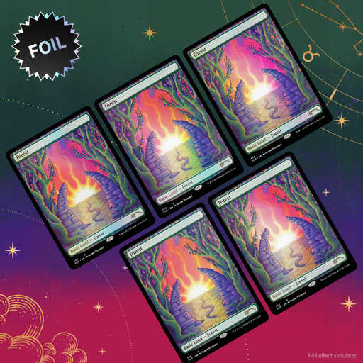Magic: the Gathering - Secret Lair The Astrology Lands - Taurus Foil Edition - for just $27! 