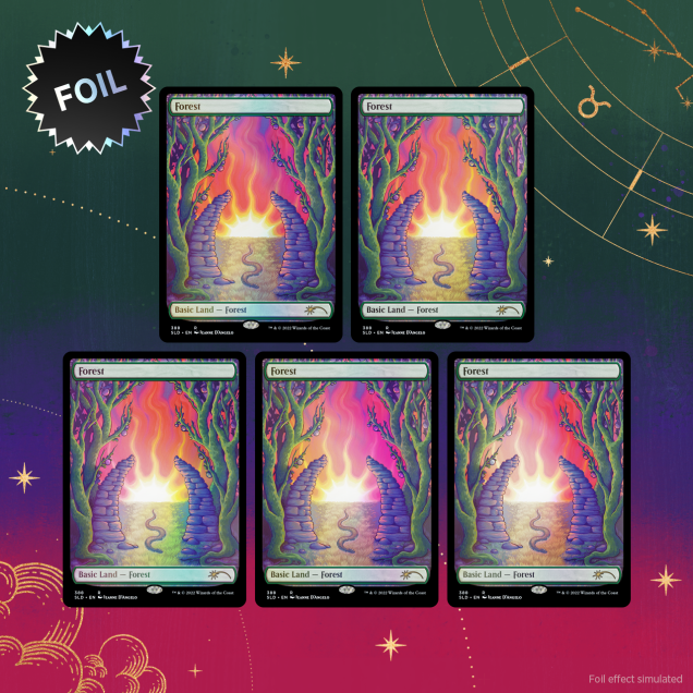 Magic: the Gathering - Secret Lair The Astrology Lands - Taurus Foil Edition - for just $27! 