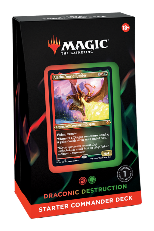 Magic: The Gathering - Starter Commander Deck - Draconic Destruction - for just $29.99! 