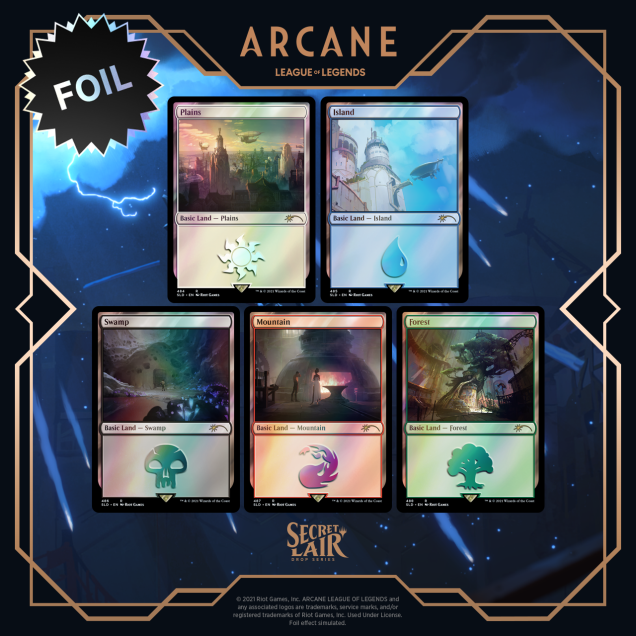Magic: the Gathering - Secret Lair Arcane - Lands Foil Edition - for just $39.99! 