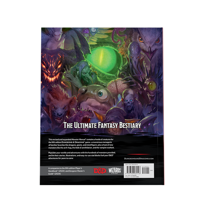 D&D: Monster Manual - 2024 Edition - for just $49.95! 