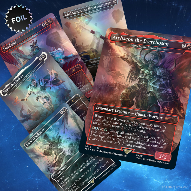 Magic: the Gathering - Secret Lair X Warhammer Age of Sigmar Foil Edition - for just $94! 