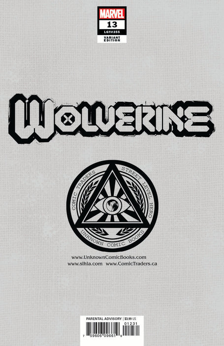 Wolverine #13 Unknown Comics Lucas Werneck Exclusive Var Gala (06/23/2021) - for just $10! 