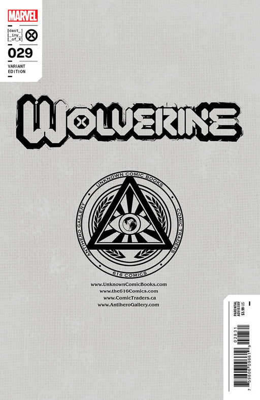Wolverine #29 Unknown Comics Ben Harvey Exclusive Virgin Var (01/11/2023) - for just $10! 