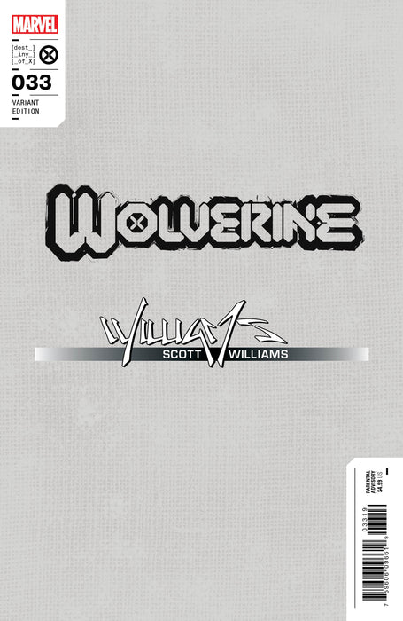 Wolverine #33 Virgin B&W Scott Williams Exclusive SDCC Limited Icon Var [INST] - for just $60! 