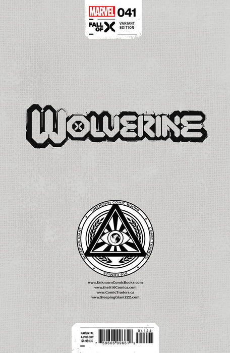 [Signed by Tyler Kirkham] WOLVERINE #41 Kirkham Unknown EXCL - for just $25! 