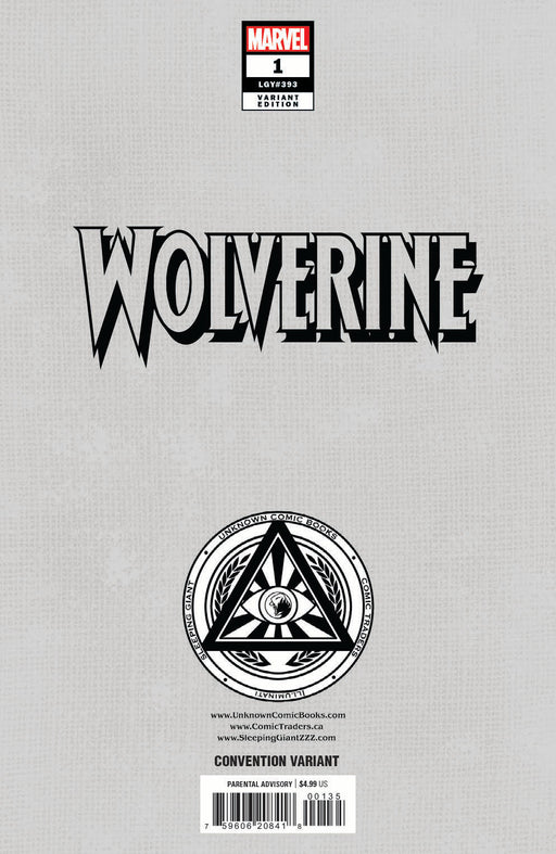 Wolverine #1 Unknown Comics Dell’Otto Exclusive Virgin Convention NYCC 2024 Var (10/23/2024) - for just $20! 