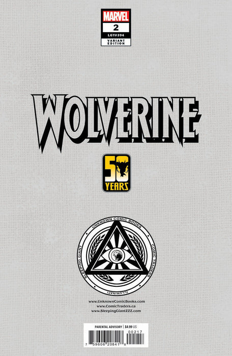 [Signed by Tyler Kirkham] WOLVERINE #2 Unknown Tyler Kirkham Connecting Cover Excl Var - for just $25! 