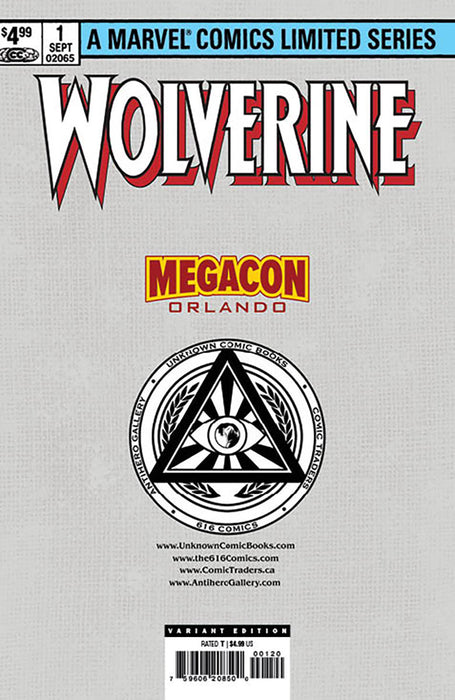 [Signed by Kaare Andrews] [FOIL] WOLVERINE BY CLAREMONT & MILLER #1 FACSIMILE EDITION [NEW PRINTING] UNKNOWN COMICS KAARE ANDREWS EXCLUSIVE MEGACON VAR [IN STOCK] - for just $50! 