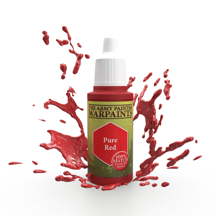 Army Painter Warpaints: Pure Red 18ml - for just $3.99! 
