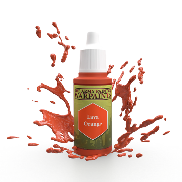 Army Painter Warpaints: Lava Orange 18ml - for just $3.99! 
