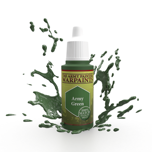 Army Painter Warpaints: Army Green 18ml - Premium Miniatures - Just $3.99! Shop now at Retro Gaming of Denver