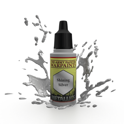 Army Painter Warpaints: Metallics - Shining Silver 18ml - for just $3.99! 