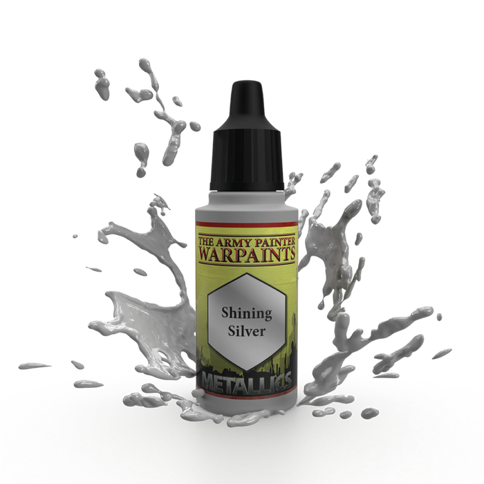 Army Painter Warpaints: Metallics - Shining Silver 18ml - for just $3.99! 