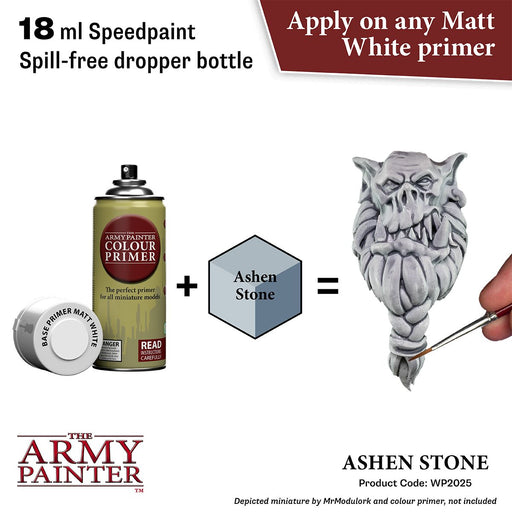 Army Painter Warpaints Speedpaint 2.0: Ashen Stone 18m - Premium Miniatures - Just $4.99! Shop now at Retro Gaming of Denver