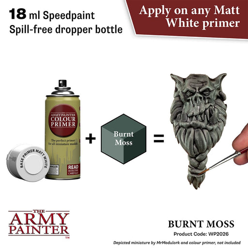 Army Painter Warpaints Speedpaint 2.0: Burnt Moss 18m - Premium Miniatures - Just $4.99! Shop now at Retro Gaming of Denver