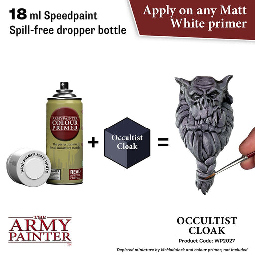 Army Painter Warpaints Speedpaint 2.0: Occultist Cloak 18m - Premium Miniatures - Just $4.99! Shop now at Retro Gaming of Denver