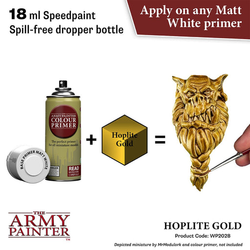 Army Painter Warpaints Speedpaint 2.0: Hoplite Gold 18ml - Premium Miniatures - Just $4.99! Shop now at Retro Gaming of Denver