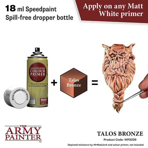 Army Painter Warpaints Speedpaint 2.0: Talos Bronze 18ml - Premium Miniatures - Just $4.99! Shop now at Retro Gaming of Denver