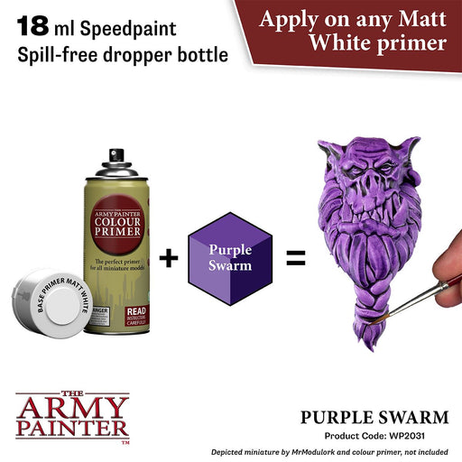 Army Painter Warpaints Speedpaint 2.0: Purple Swarm 18ml - Premium Miniatures - Just $4.99! Shop now at Retro Gaming of Denver