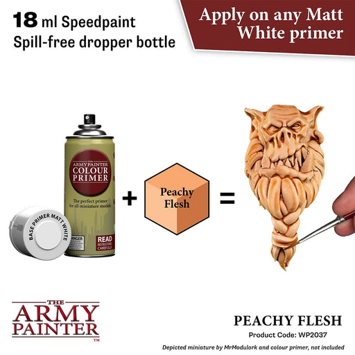 Army Painter Warpaints Speedpaint 2.0: Peachy Flesh 18ml - Premium Miniatures - Just $4.99! Shop now at Retro Gaming of Denver