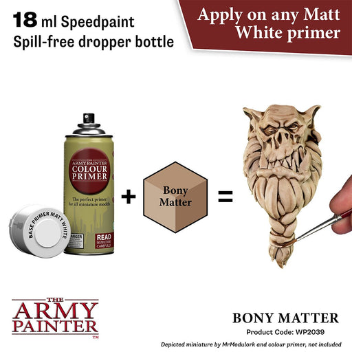 Army Painter Warpaints Speedpaint 2.0: Bony Matter 18ml - Premium Miniatures - Just $4.99! Shop now at Retro Gaming of Denver