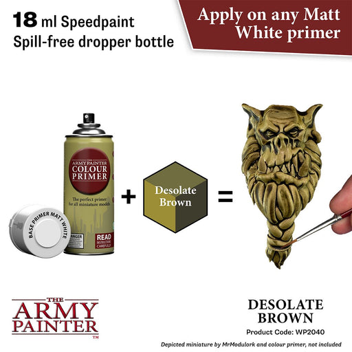 Army Painter Warpaints Speedpaint 2.0: Desolate Brown 18ml - for just $4.99! 