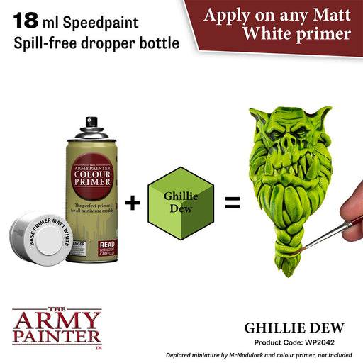 Army Painter Warpaints Speedpaint 2.0: Ghillie Dew 18ml - Premium Miniatures - Just $4.99! Shop now at Retro Gaming of Denver