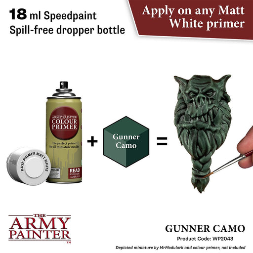 Army Painter Warpaints Speedpaint 2.0:  Gunner Camo 18ml - Premium Miniatures - Just $4.99! Shop now at Retro Gaming of Denver