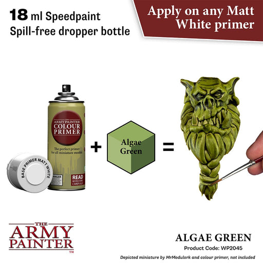 Army Painter Warpaints Speedpaint 2.0: Algae Green 18ml - Premium Miniatures - Just $4.99! Shop now at Retro Gaming of Denver