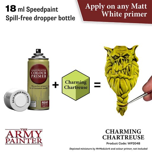 Army Painter Warpaints Speedpaint 2.0: Charming Chartreuse 18ml - Premium Miniatures - Just $4.99! Shop now at Retro Gaming of Denver