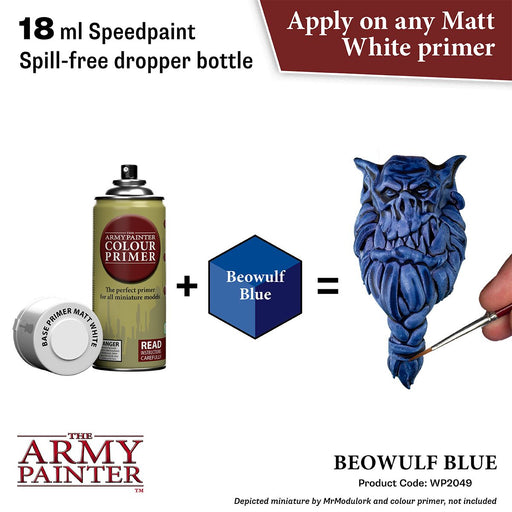 Army Painter Warpaints Speedpaint 2.0: Beowulf Blue 18ml - Premium Miniatures - Just $4.99! Shop now at Retro Gaming of Denver