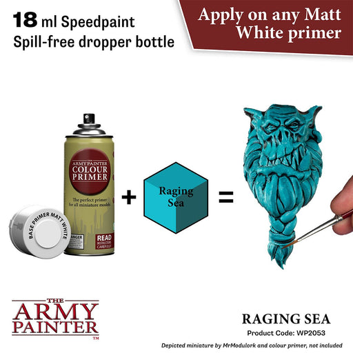 Army Painter Warpaints Speedpaint 2.0: Raging Sea 18ml - Premium Miniatures - Just $4.99! Shop now at Retro Gaming of Denver