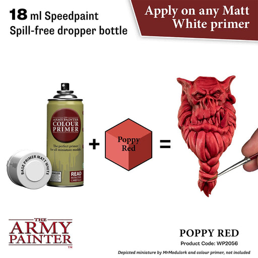 Army Painter Warpaints Speedpaint 2.0: Poppy Red 18ml - Premium Miniatures - Just $4.99! Shop now at Retro Gaming of Denver