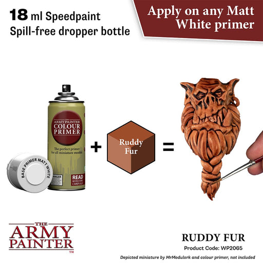 Army Painter Warpaints Speedpaint 2.0: Ruddy Fur 18ml - Premium Miniatures - Just $4.99! Shop now at Retro Gaming of Denver
