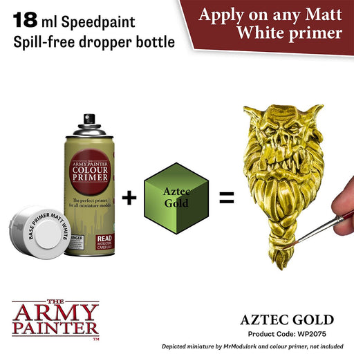 Army Painter Warpaints Speedpaint 2.0: Aztec Gold 18ml - Premium Miniatures - Just $4.99! Shop now at Retro Gaming of Denver