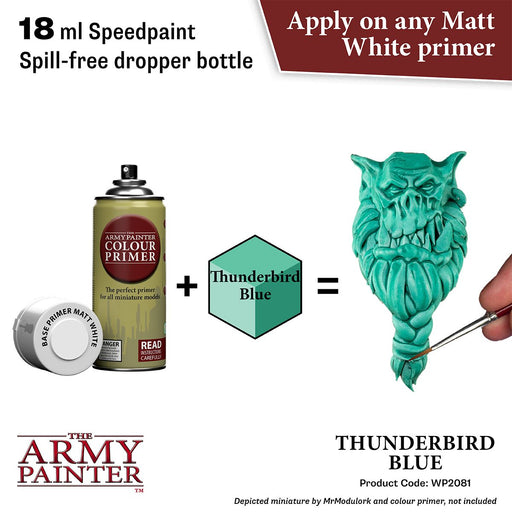 Army Painter Warpaints Speedpaint 2.0: Thunderbird Blue 18ml - Premium Miniatures - Just $4.99! Shop now at Retro Gaming of Denver