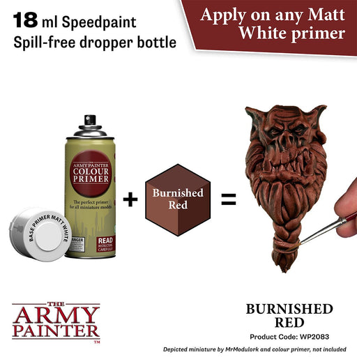 Army Painter Warpaints Speedpaint 2.0: Burnished Red 18ml - Premium Miniatures - Just $4.99! Shop now at Retro Gaming of Denver