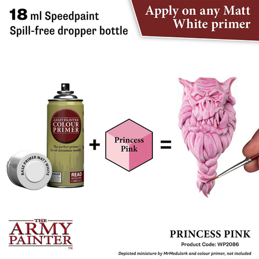 Army Painter Warpaints Speedpaint 2.0: Princess Pink 18ml - Premium Miniatures - Just $4.99! Shop now at Retro Gaming of Denver