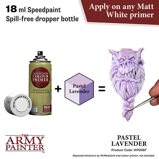 Army Painter Warpaints Speedpaint 2.0: Pastel Lavender 18ml - Premium Miniatures - Just $4.99! Shop now at Retro Gaming of Denver