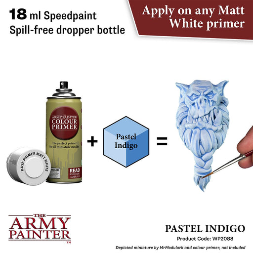 Army Painter Warpaints Speedpaint 2.0: Pastel Indigo 18ml - Premium Miniatures - Just $4.99! Shop now at Retro Gaming of Denver