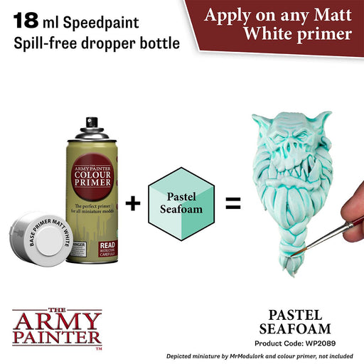 Army Painter Warpaints Speedpaint 2.0: Pastel Seafoam 18ml - Premium Miniatures - Just $4.99! Shop now at Retro Gaming of Denver