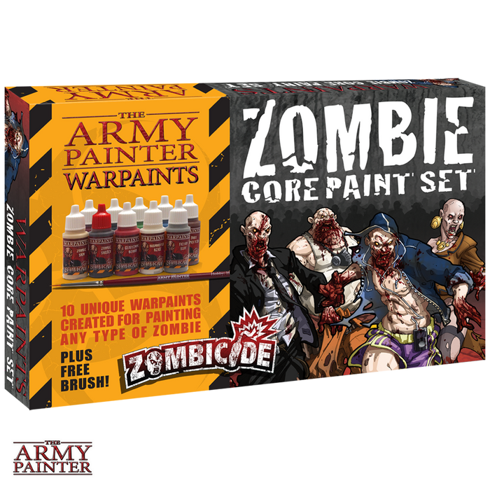 Army Painter Warpaints: Zombicide Core Paint Set - for just $32.50! 