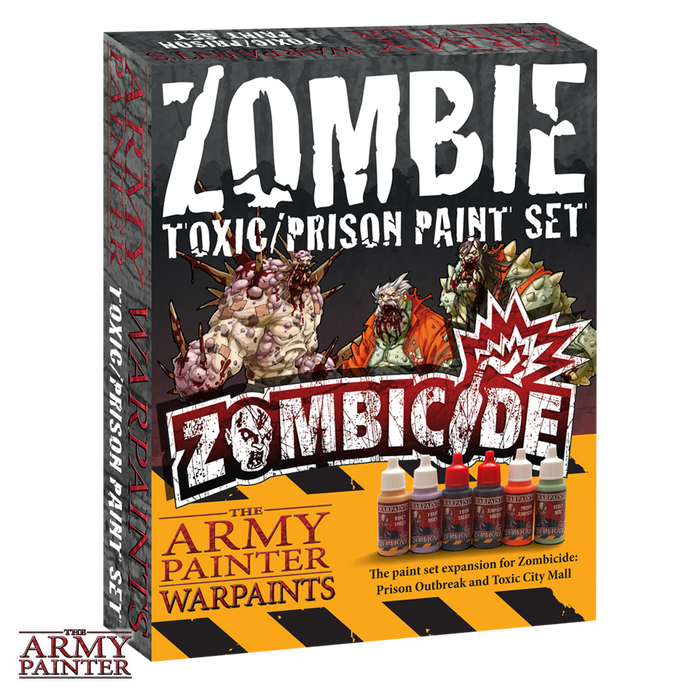 Army Painter Warpaints: Zombicide Toxic/Prison Paint Set - for just $18.99! 
