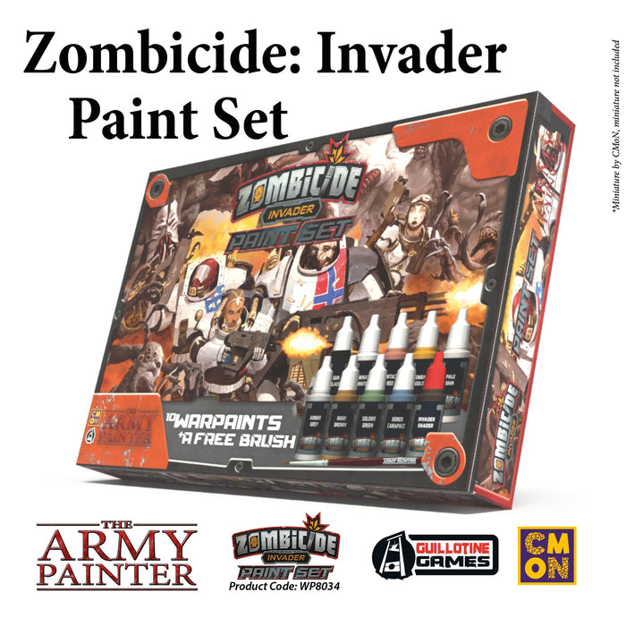 Army Painter Warpaints: Zombicide - Invader Paint Set - for just $32.50! 