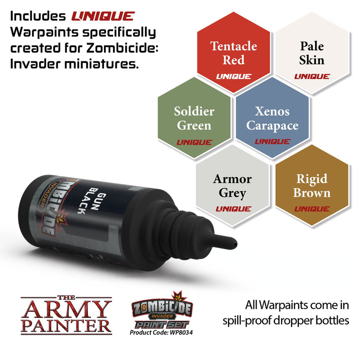 Army Painter Warpaints: Zombicide - Invader Paint Set - for just $32.50! 