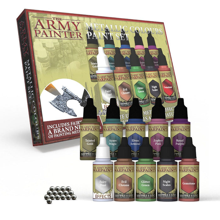 Army Painter Warpaints: Metallic Colours Paint Set - for just $37.99! 