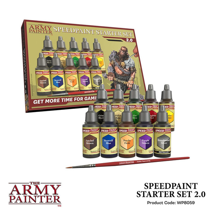 Army Painter Warpaints: Speedpaint Starter Set 2.0 - for just $47.50! 